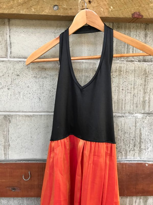 NZ VINTAGE Glassons halter dress 8 (3755782575506627360)