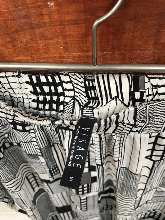 VISAGE silk trousers S, made in NZ (3759936211865559377)