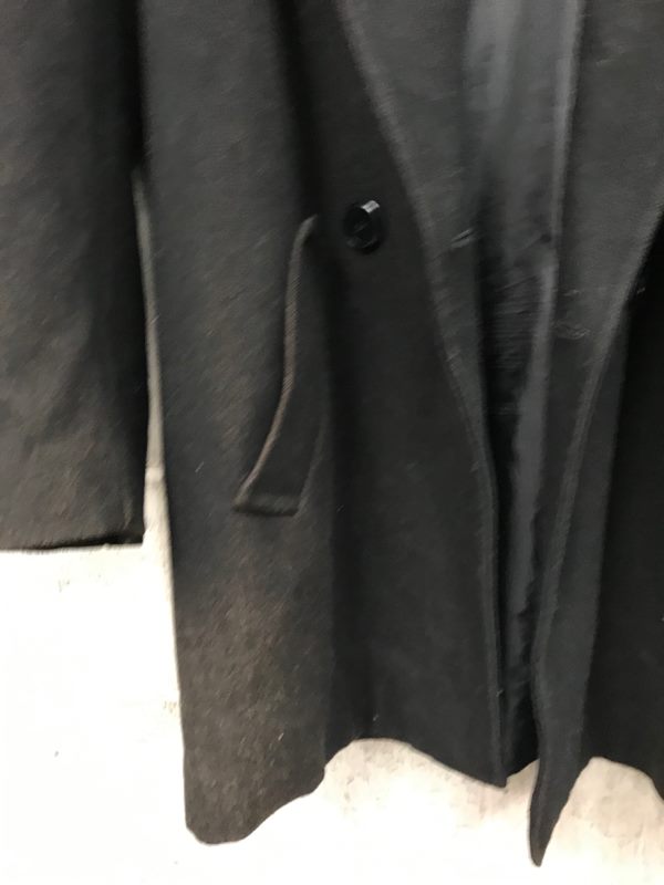 aussie vintage / SABENA / black wool coat / 14 (3759936212876184486)