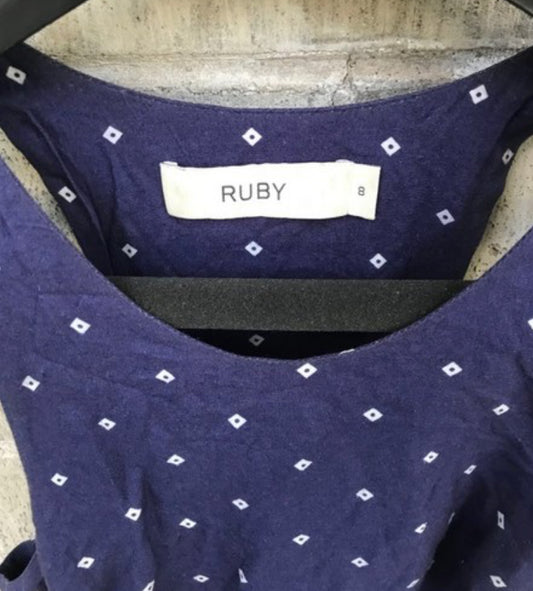 nz vintage / RUBY / 2000s skater dress / 8 (3764405535161370851)