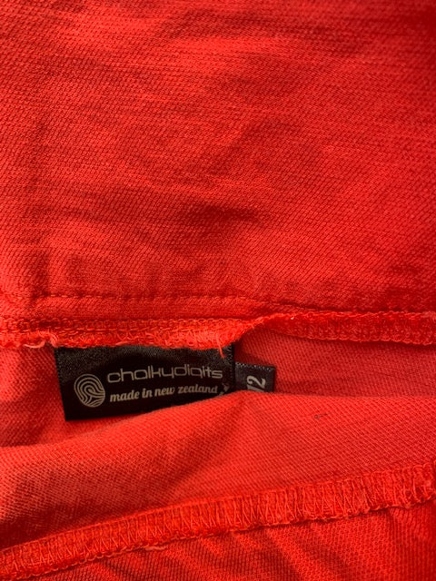 CHALKY DIGITS / silk and linen skirt / 12 (3765019535069013516)
