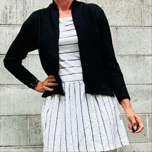 NZ VINTAGE / FLAUNT / merino cardigan / made in NZ / s (3779357180027956007)