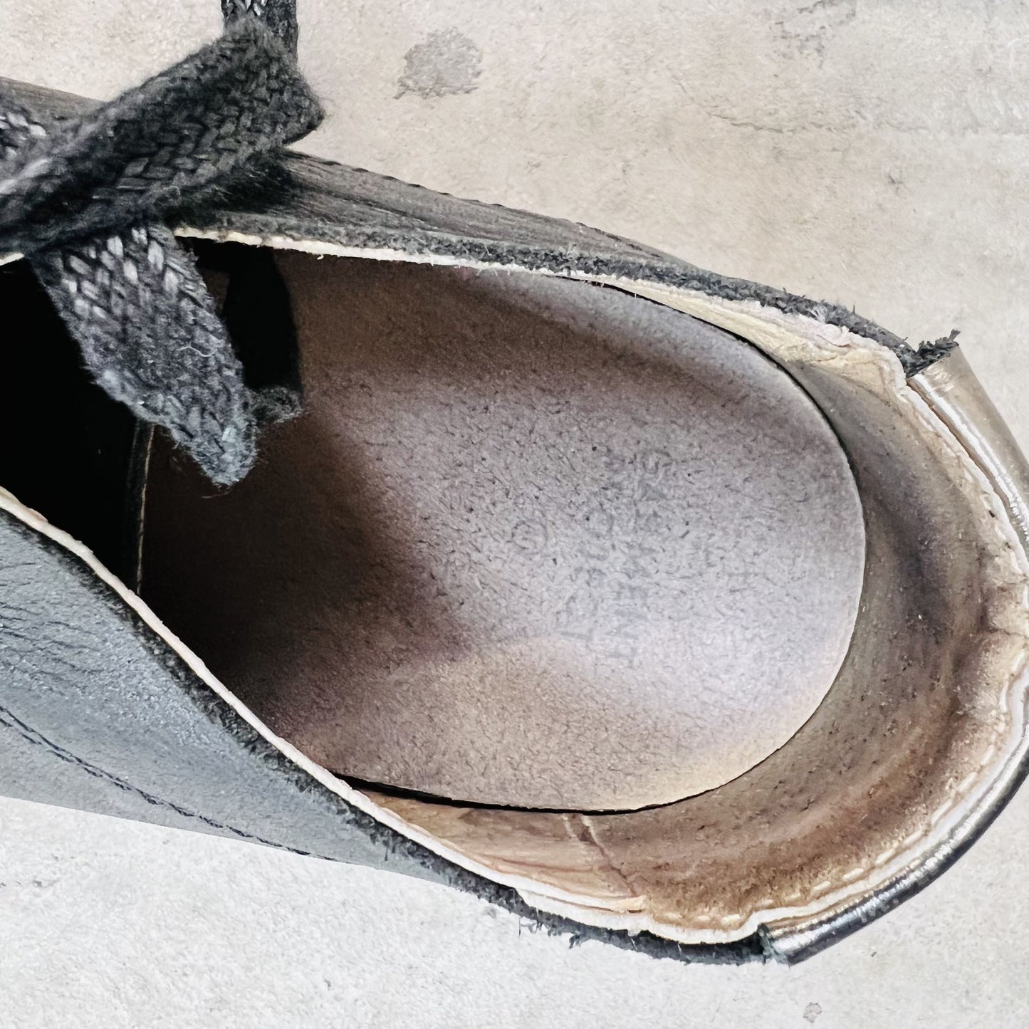 GARMENT PROJECT / black leather sneakers / 41 (3781006618940529871)