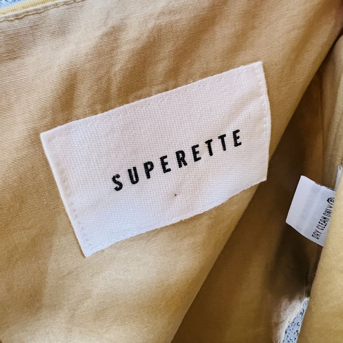 SUPERETTE / 'bow bodice' strapless linen bustier / S Tops & shirts