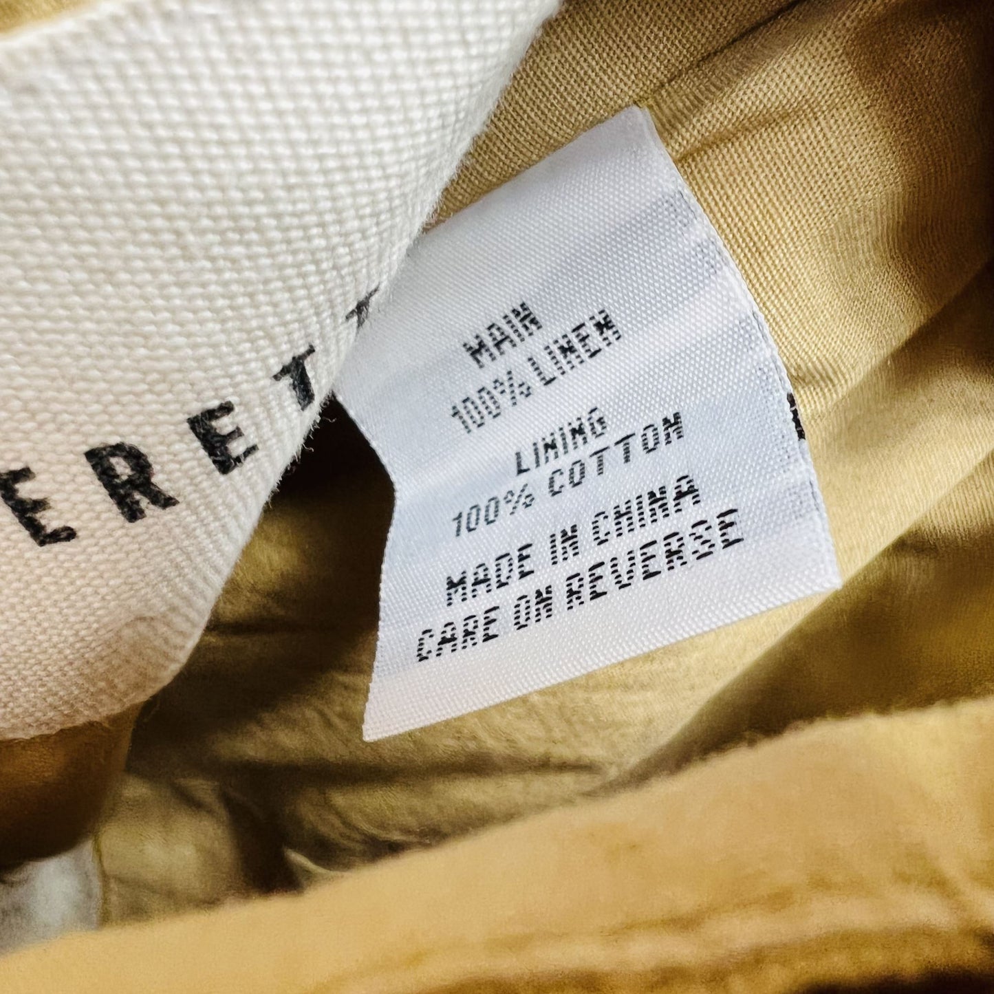 SUPERETTE / 'bow bodice' strapless linen bustier / S Tops & shirts