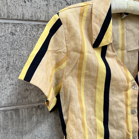 ZARA / crop cotton shirt / xs (3781884280964255795)