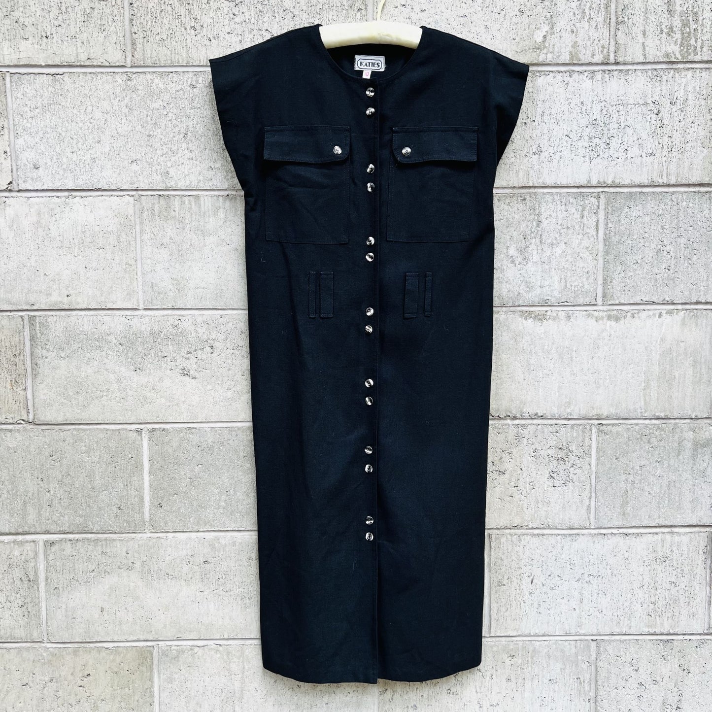 aussie vintage / KATIES military style shirt dress / 10 (3784350225232728449)