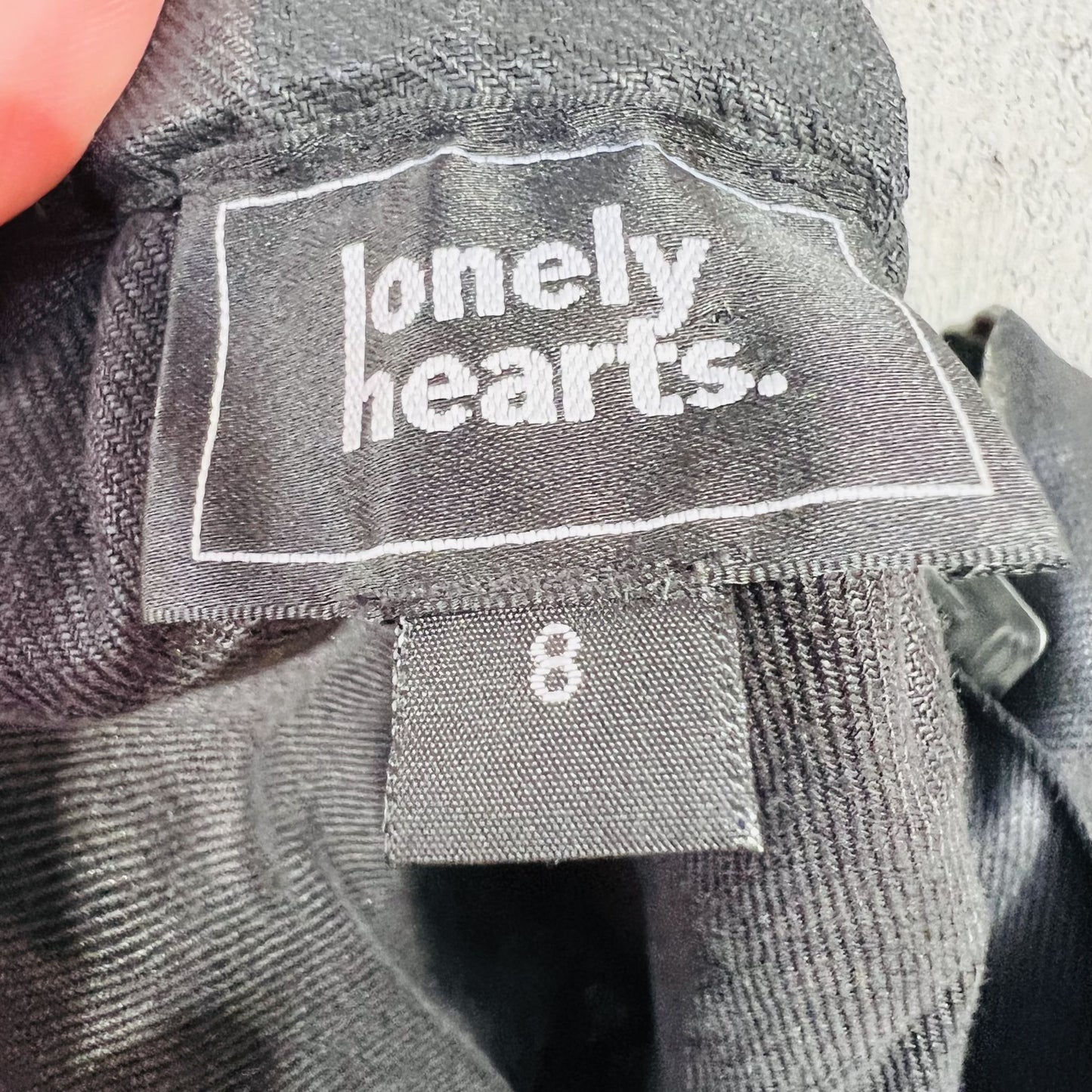 LONELY HEARTS / zip front linen mini skirt / s (3789201376685407357)