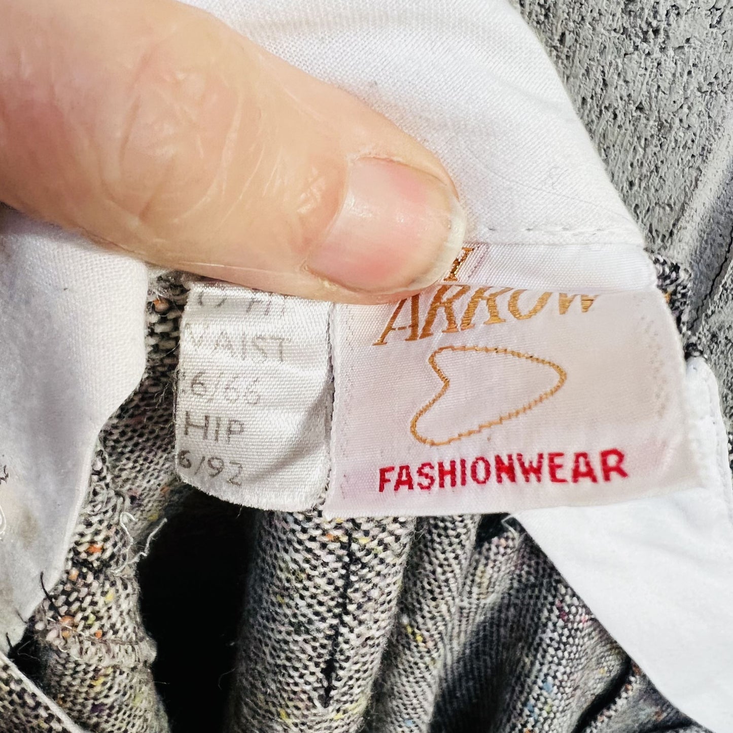 lady arrow / vintage tweed midi / made in nz / S (3789462517587858454)