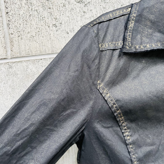 gold edged jacket / 12 / nz designer (3789717600399563464)