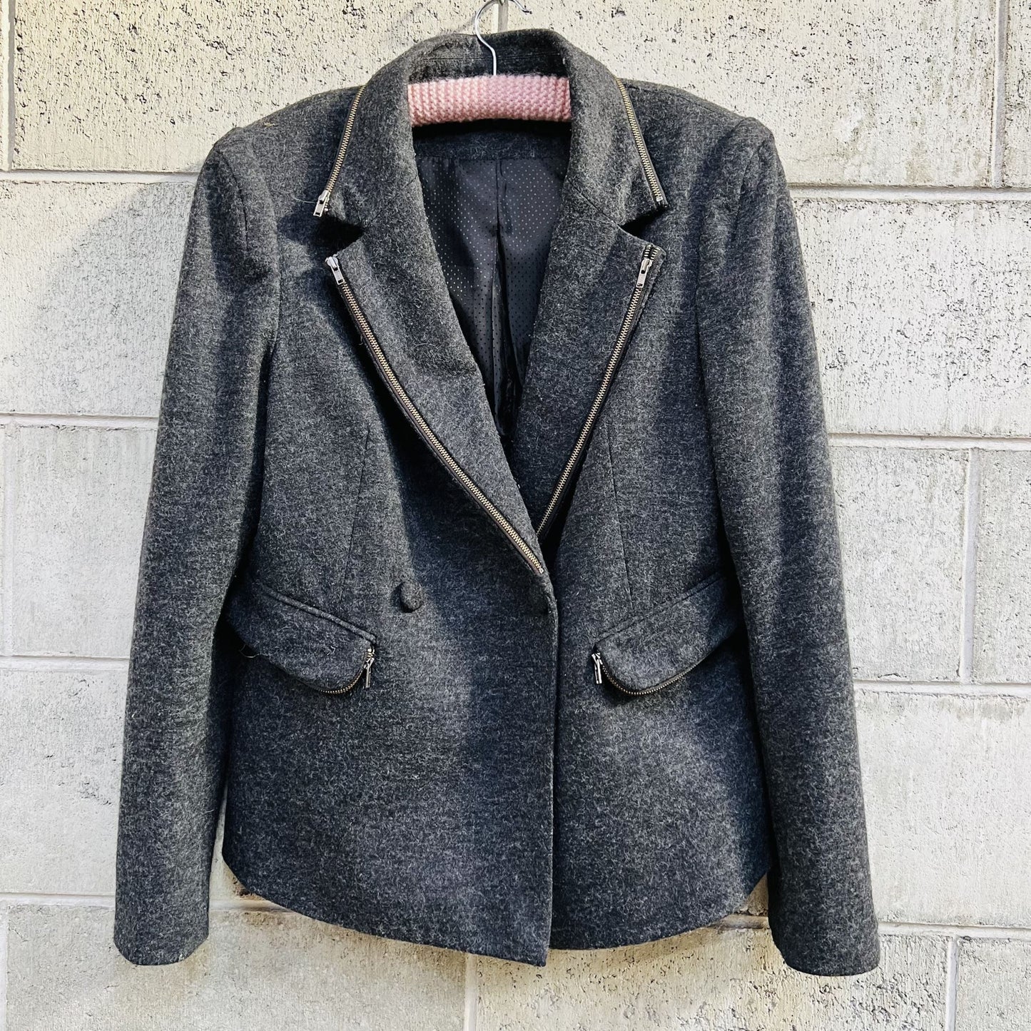 zippy wool blazer / 40 (3790065970451865213)