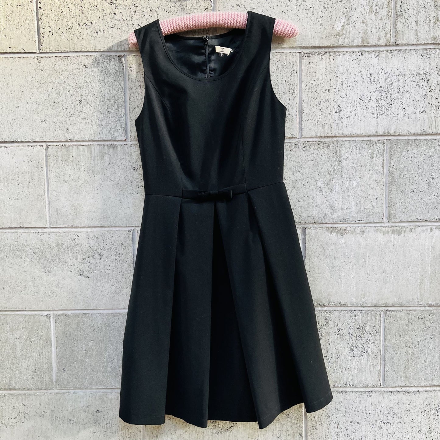 black wool dress / 10 / nz made (3790671900397011345)