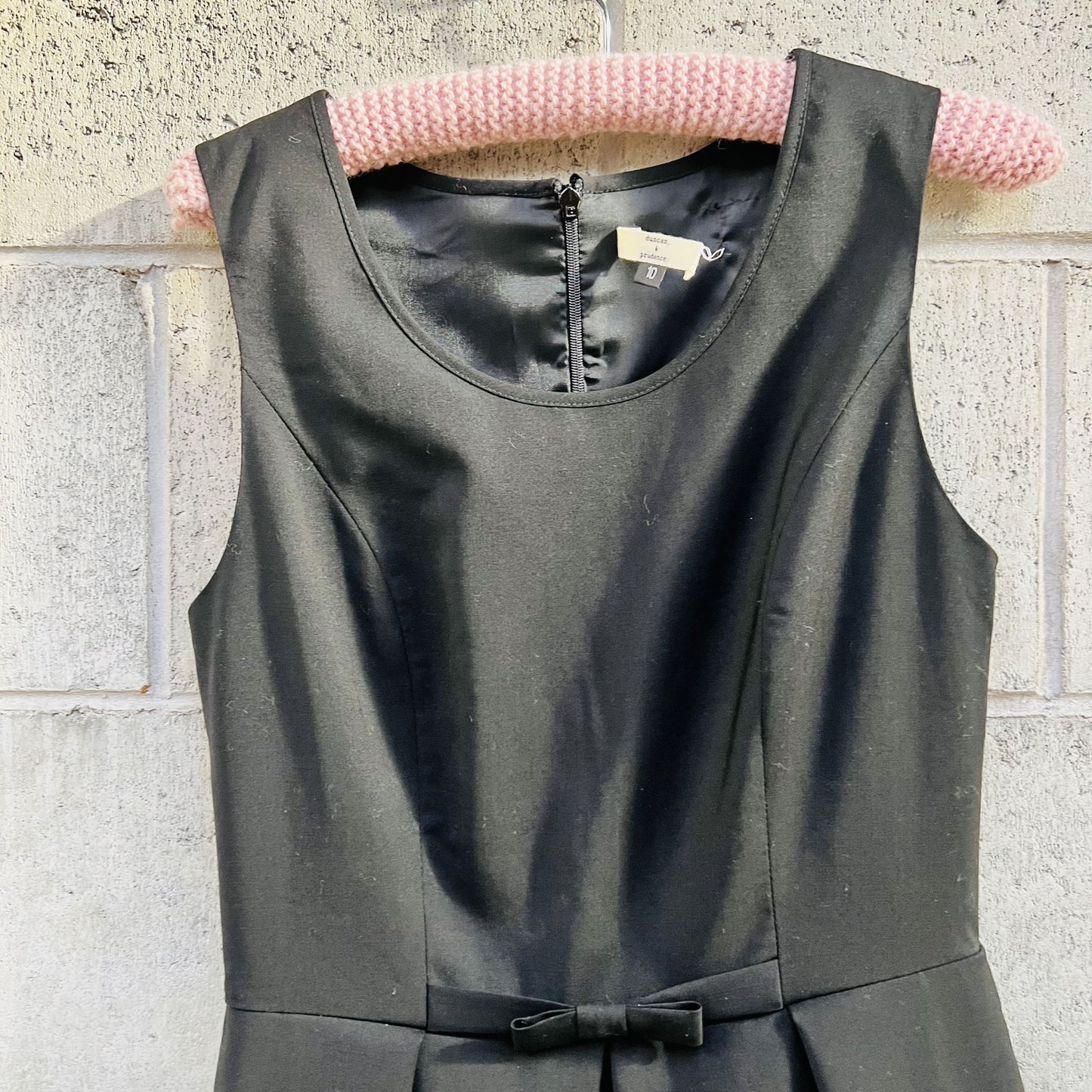 black wool dress / 10 / nz made (3790671961508233928)