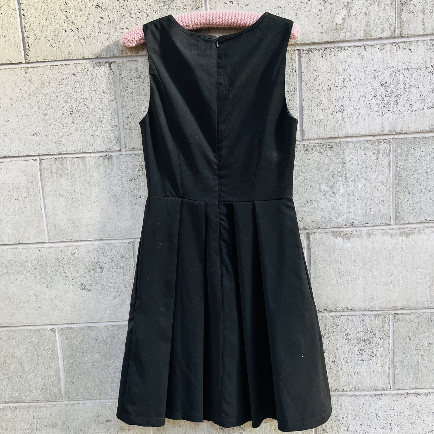 black wool dress / 10 / nz made (3790672005183098464)