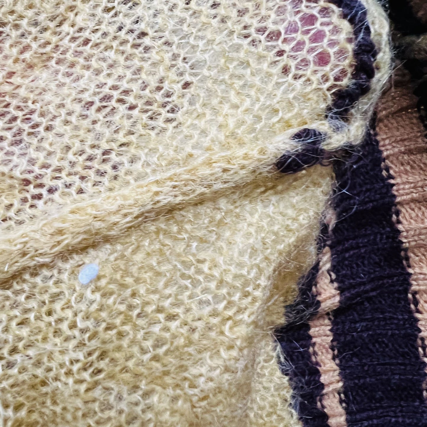 vintage mohair vest / S (3791974824843230838)