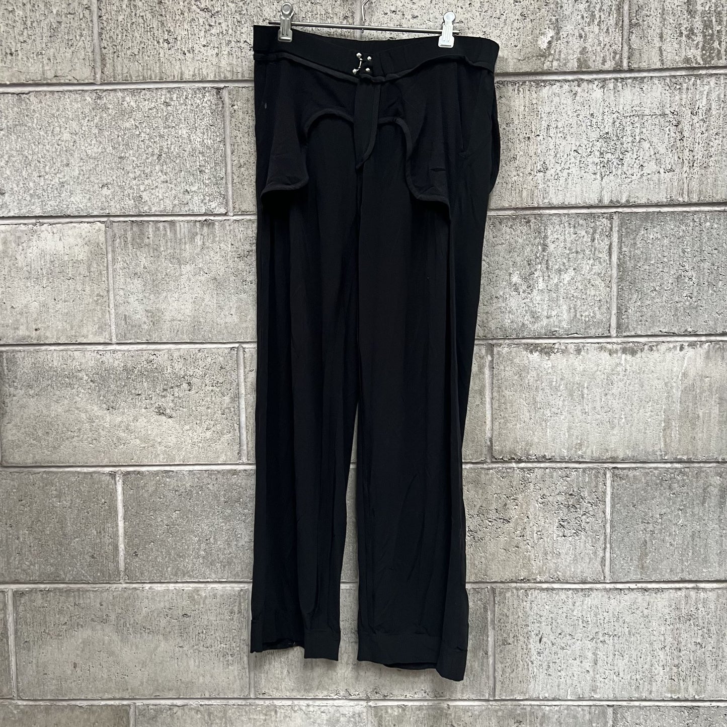 NOLITA / black mesh pants / 32 / made in Italy (3793098549574426035)