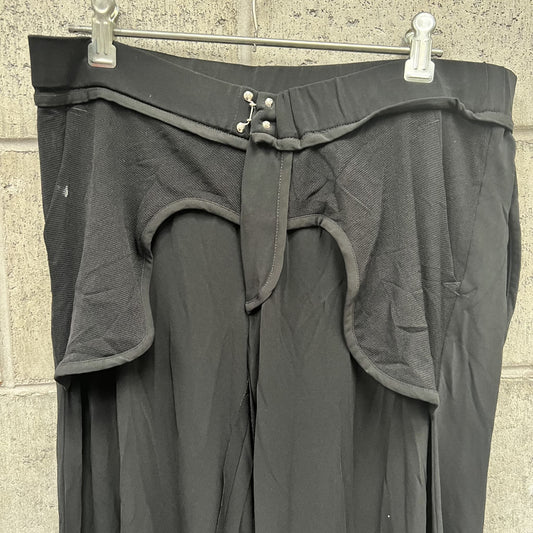 NOLITA / black mesh pants / 32 / made in Italy (3793098557402533022)