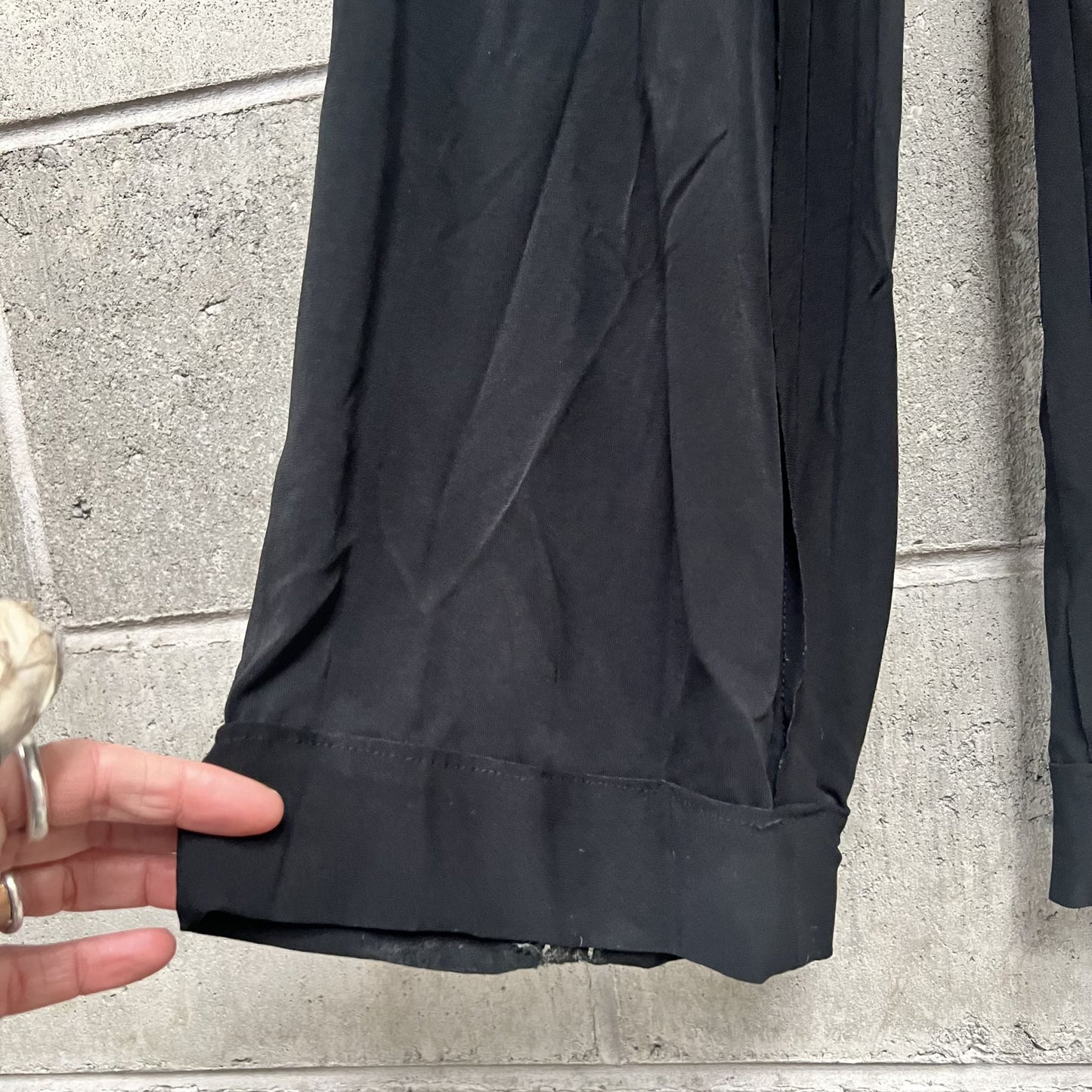 NOLITA / black mesh pants / 32 / made in Italy (3793098562493118314)