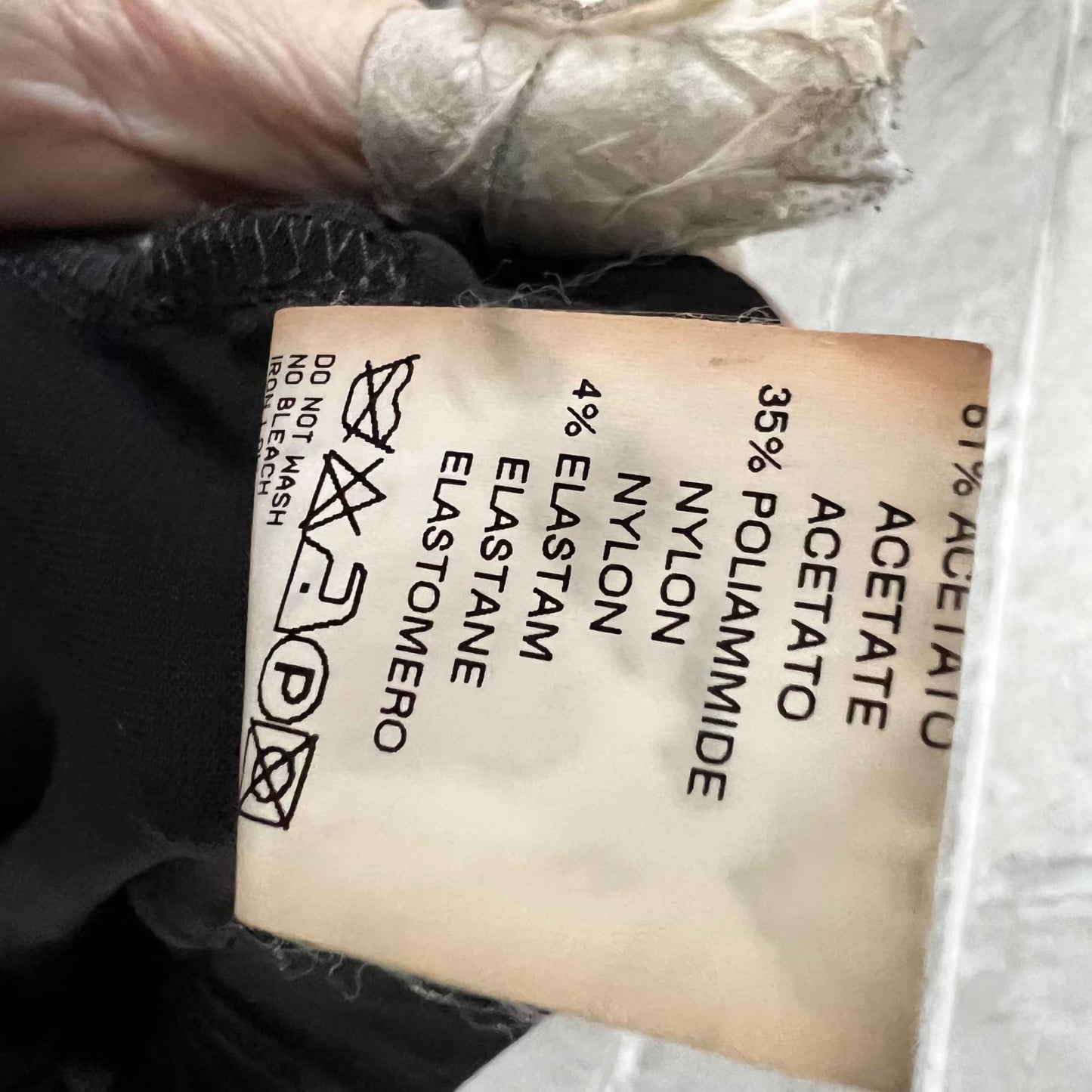 NOLITA / black mesh pants / 32 / made in Italy (3793098621496535379)