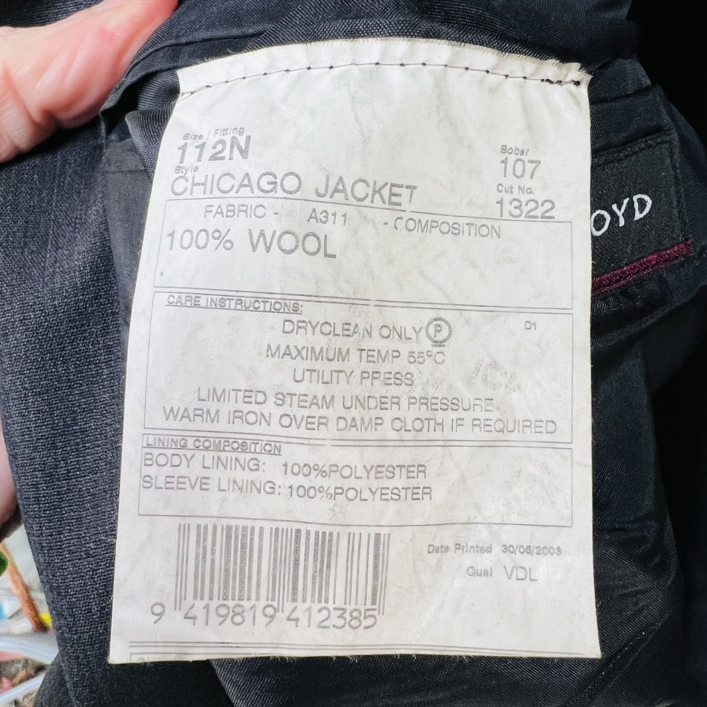 MUNNS / chicago wool blazer / kent & lloyd / 112N (3795516219666455645)