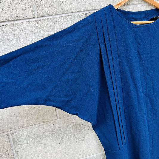 TIFFANY JANE / vintage wool crepe dress / 12 / made in NZ (3795516433950154850)