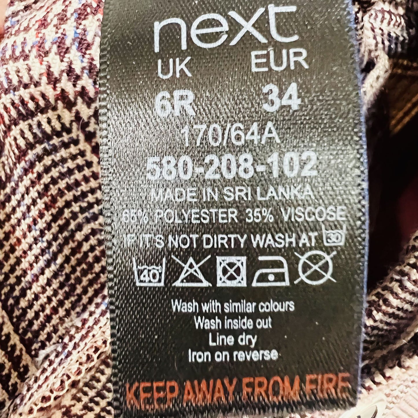 NEXT / plaid pants / 6 (3797001021994514964)