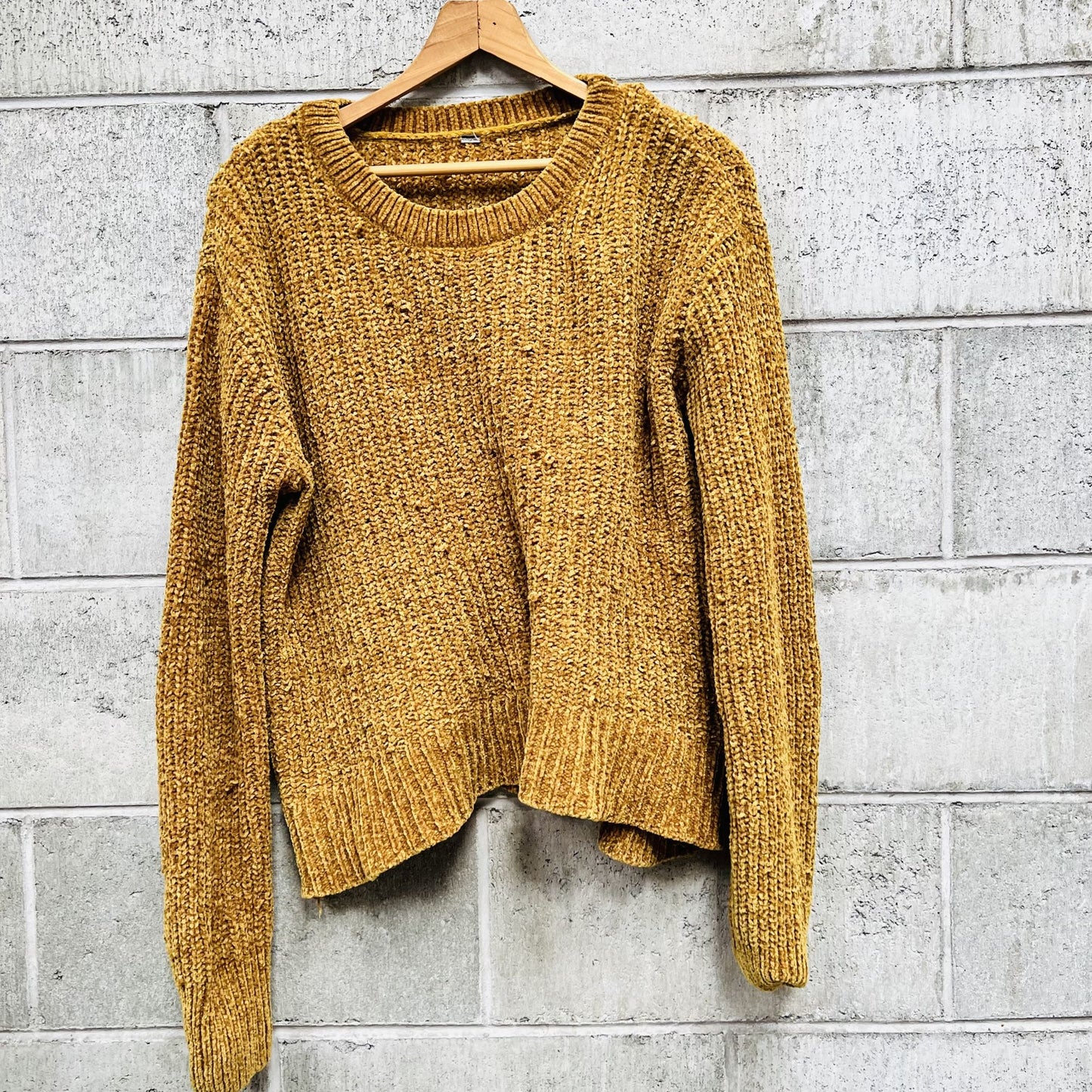 mustard / chenille jumper (3797325865762780171)
