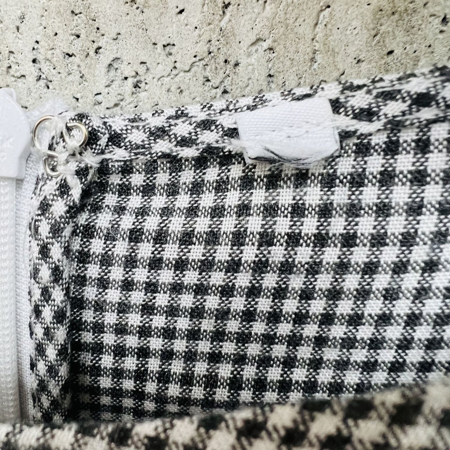 COOPER ST / gingham dress with ruffle hem / 8 (3800703457330721356)