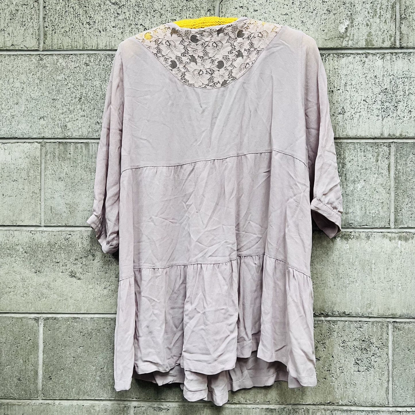 lilac tiered blouse / L (3804318086172044439)