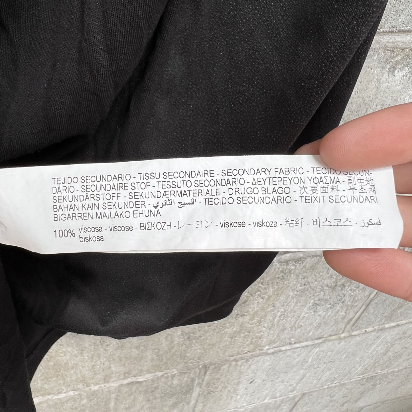 ZARA / black and sparkling top / M (3804677854128760423)