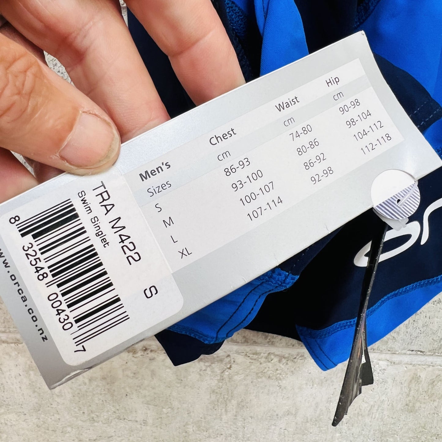 ORCA elite / mens swim singlet / s / BNWT (3808376418980489302)