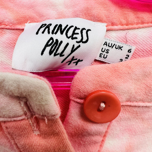 PRINCESS POLLY / crop henley with tiedye print / S (3808809613275786049)