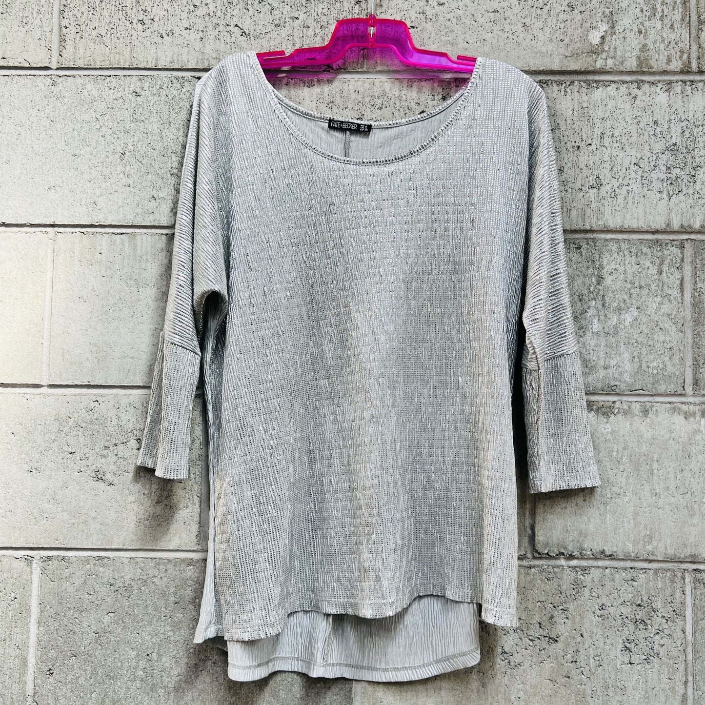 FATE + BECKER / silver oversized top / 8 (3812527245044830476)
