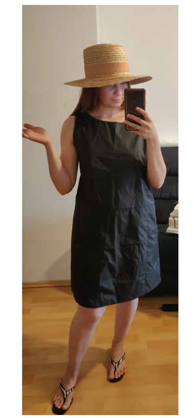 MAXMARA / timeless jersey dress / + underdress + belt/sash / S (3818756912631391155)