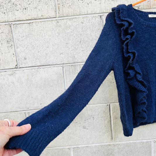 COUNTRY ROAD / mohair jumper with frill / 12 (3819884864233346426)