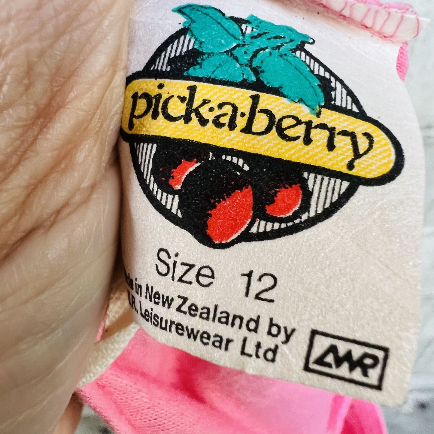 PICKABERRY / kiwi vintage skirt / bright pink / 12 (3820857272614535869)