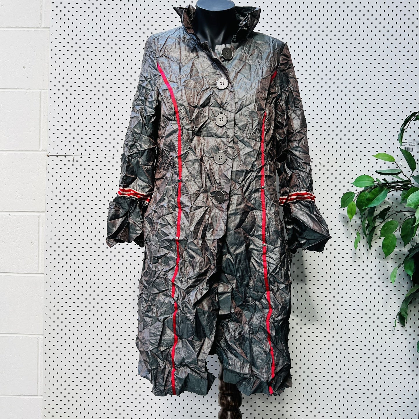 nz vintage / JETBLONDE / 00s crinkle jacket / 8 (3828181956455690762)