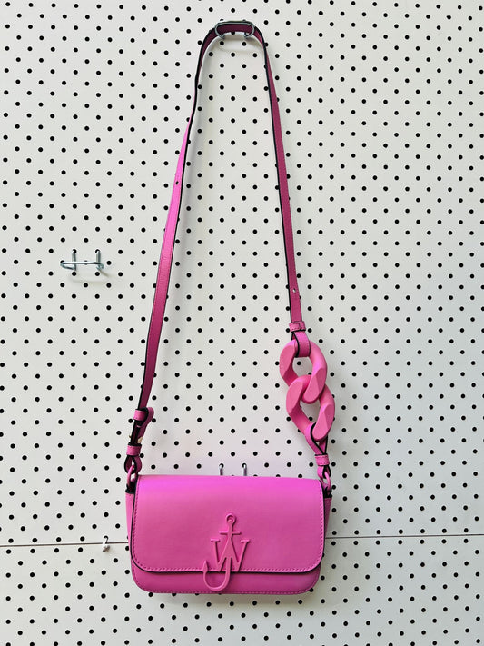 JW ANDERSON / tonal chant baguette bag in pink / $1300rrp / brand new with tags (3829469270797903006)