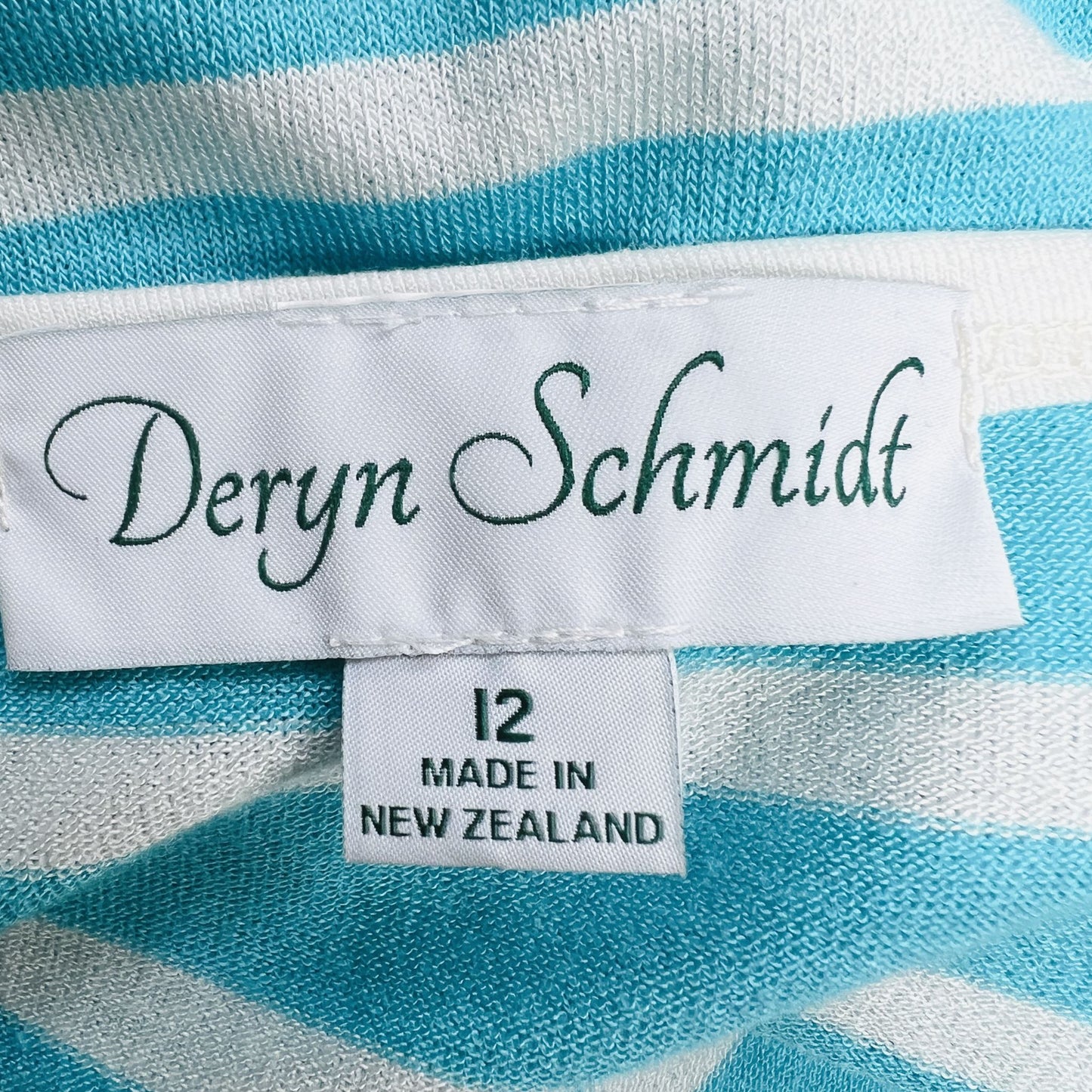 DERYN SCHMIDT / 'omen' ruched tank dress in blue / 12 / made in nz (3834229474803606278)