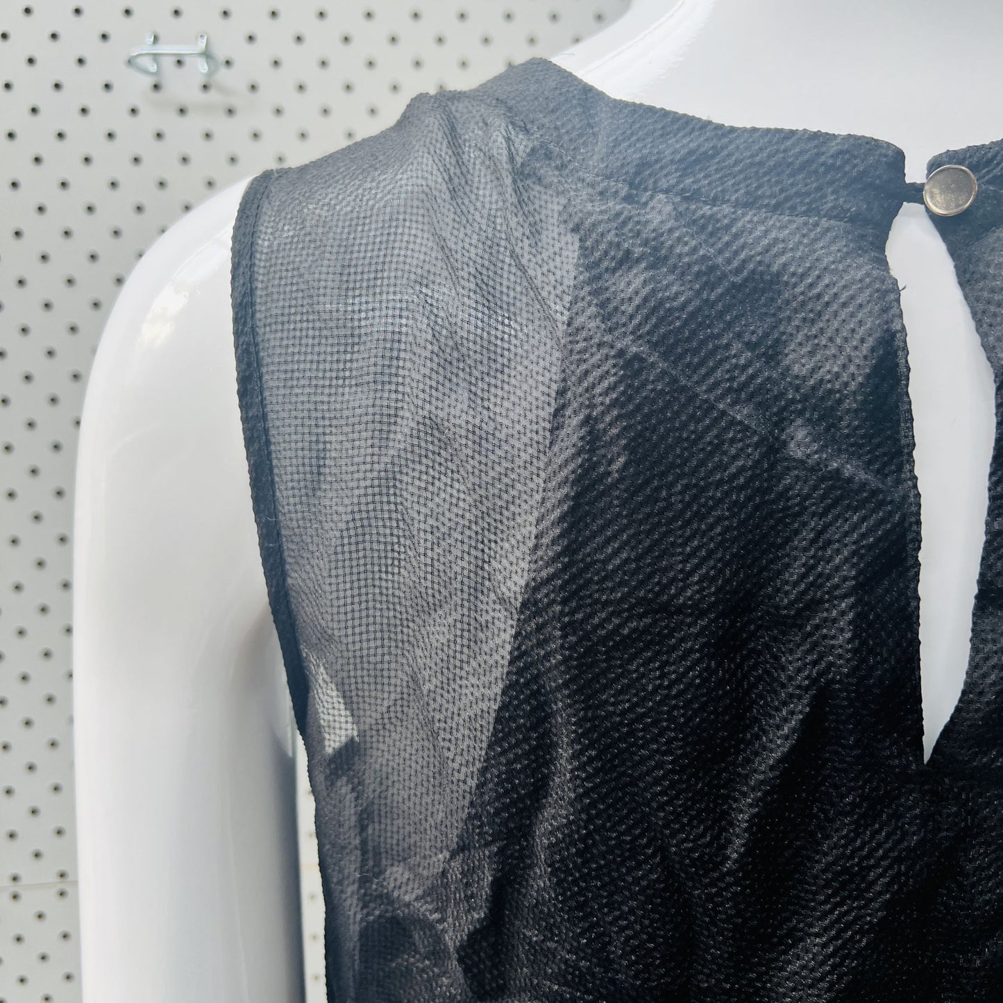 STORM / silk black dress / s (3836362672692003354)
