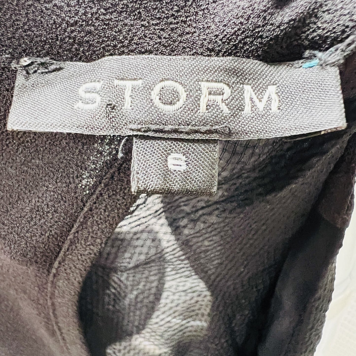 STORM / silk black dress / s (3836362682904077779)