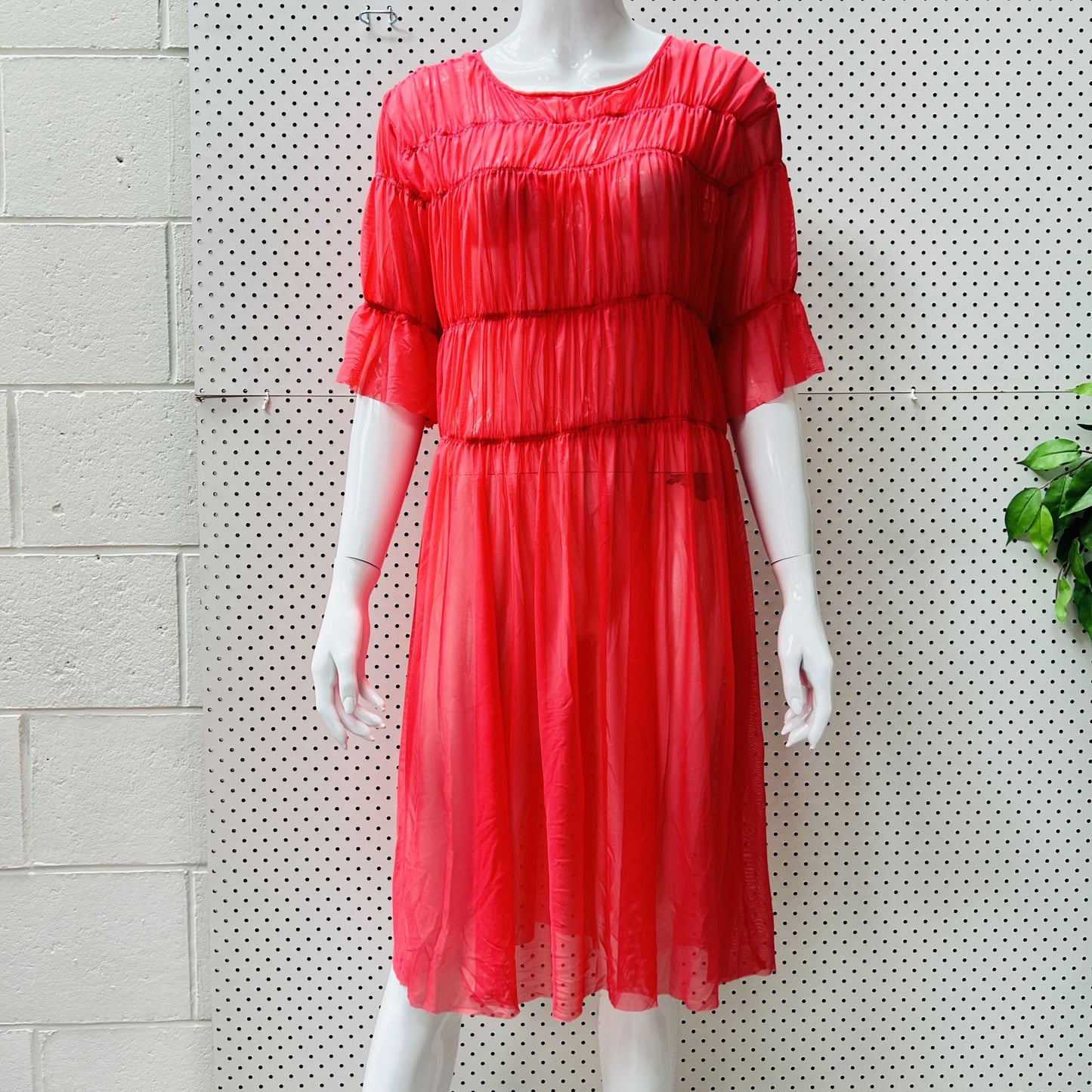 ET ALIA / sheer tulle dress / L / $190rrp / new with tags (3836980299414505625)