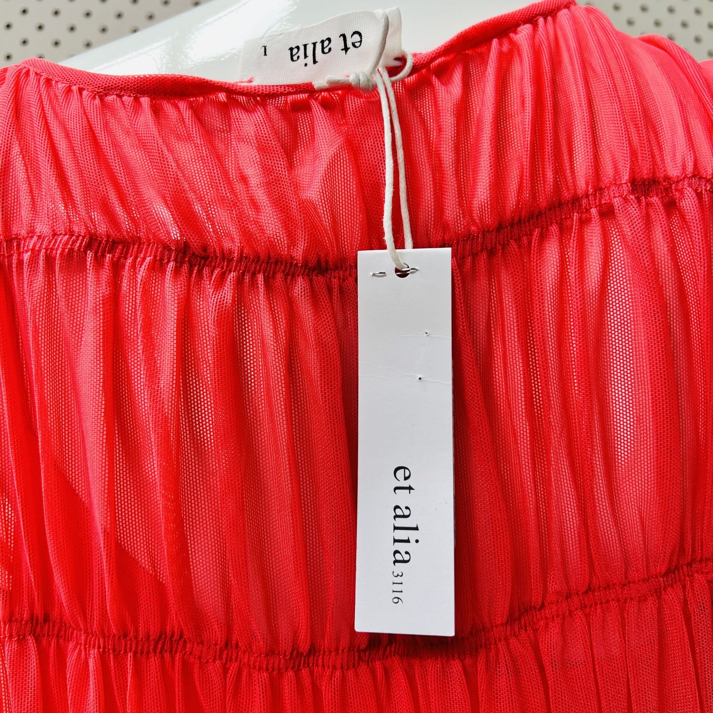 ET ALIA / sheer tulle dress / L / $190rrp / new with tags (3836980331291131062)