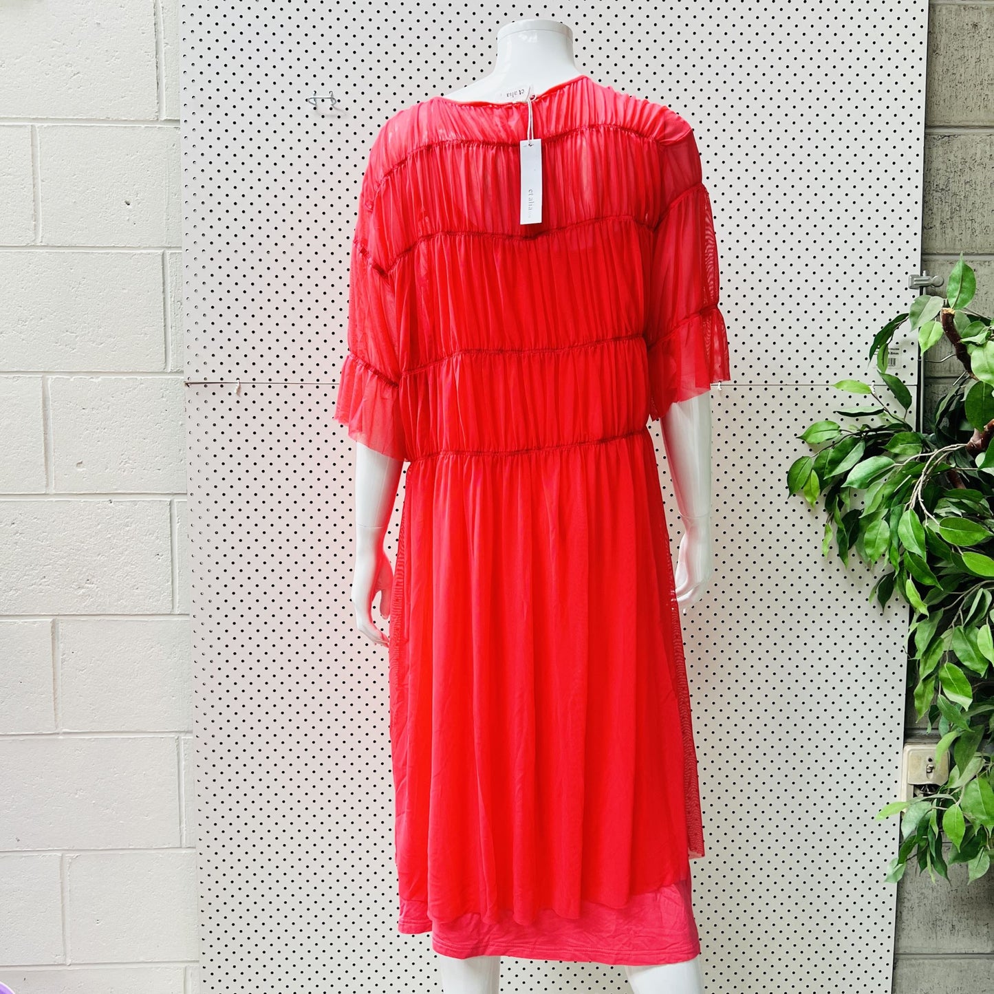 ET ALIA / sheer tulle dress / L / $190rrp / new with tags (3836980344851705864)