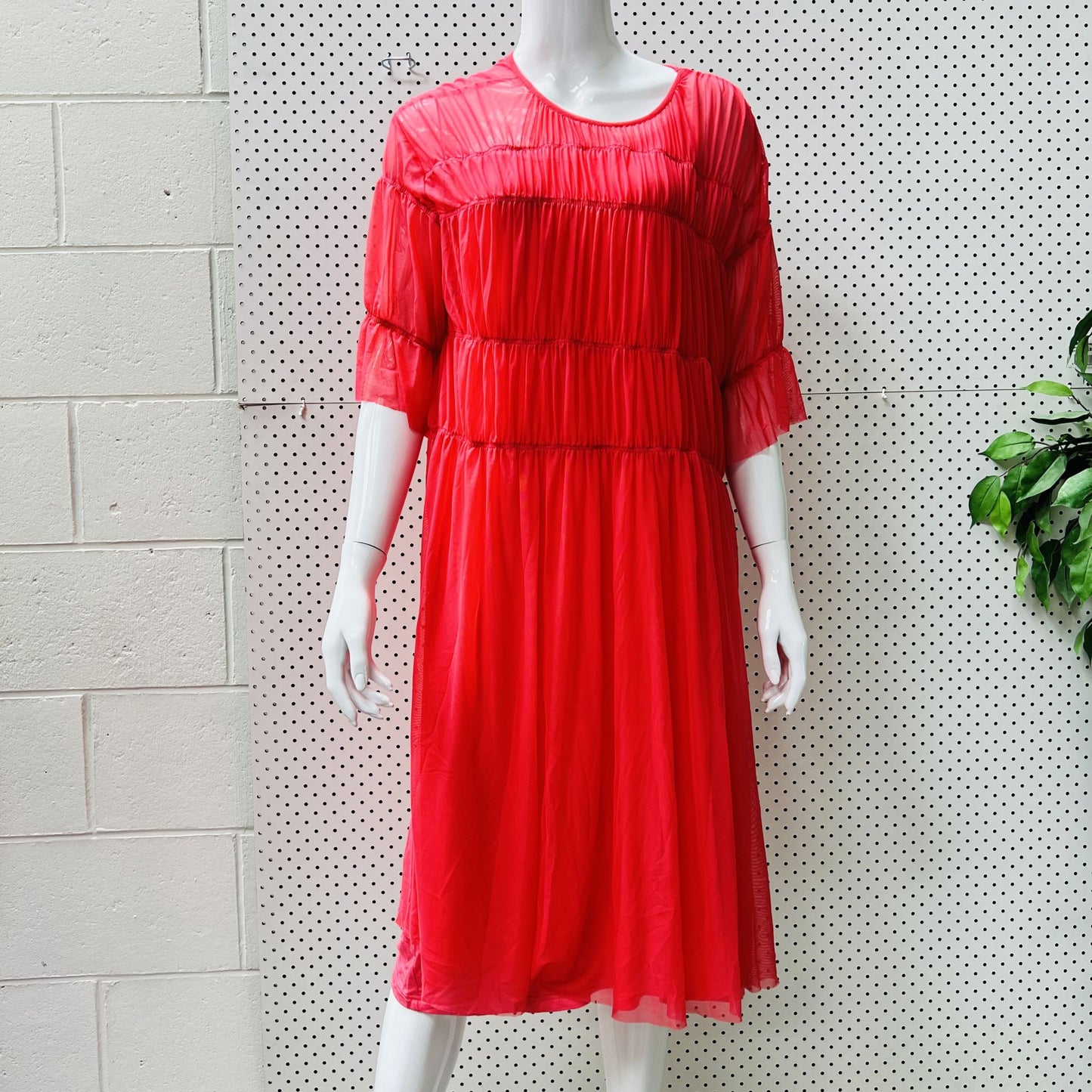 ET ALIA / sheer tulle dress / L / $190rrp / new with tags (3836980352526318942)
