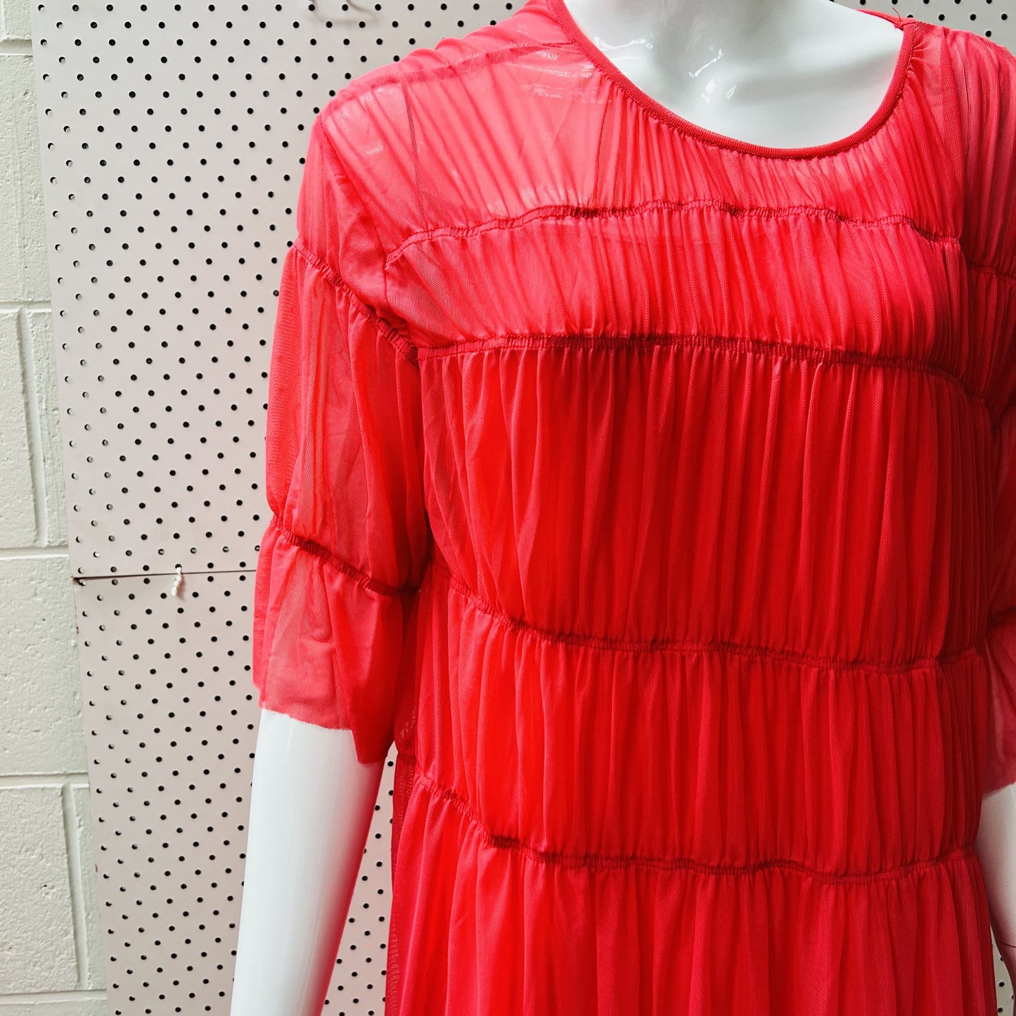 ET ALIA / sheer tulle dress / L / $190rrp / new with tags (3836980359911607096)