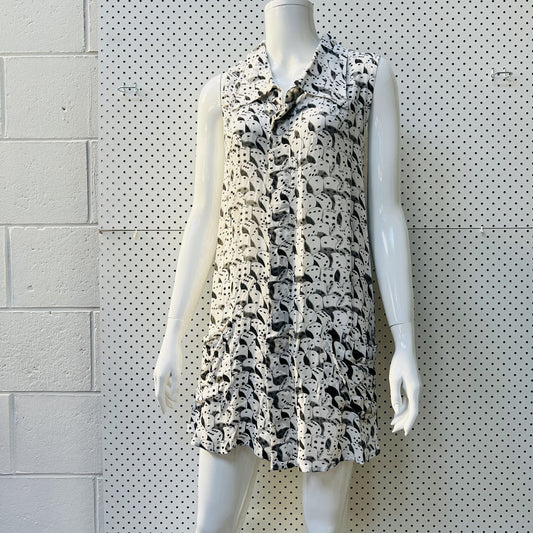 NOM*D / 'dice' dress or top / 1 / made in nz (3840355201695258102)