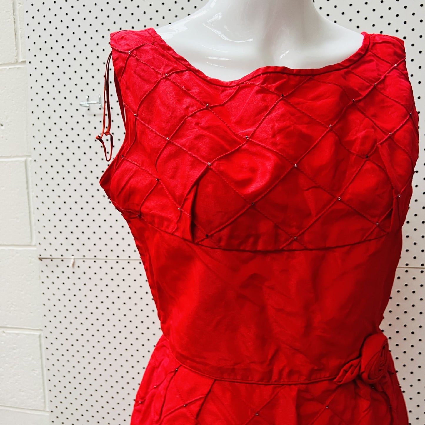 nz vintage / 1960s / SUPERIOR FASHION / red dress / made in nz / s Vintage & retro