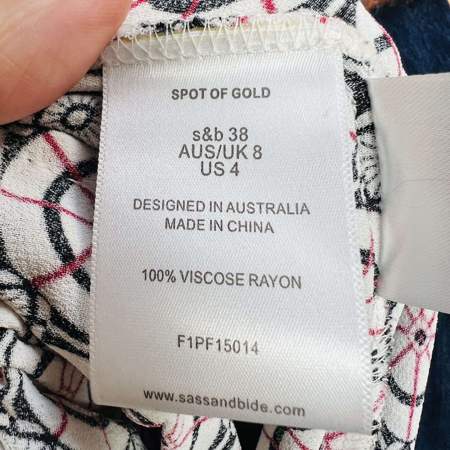 SASS + BIDE / 'spot of gold' pants / s (3848910097604568593)