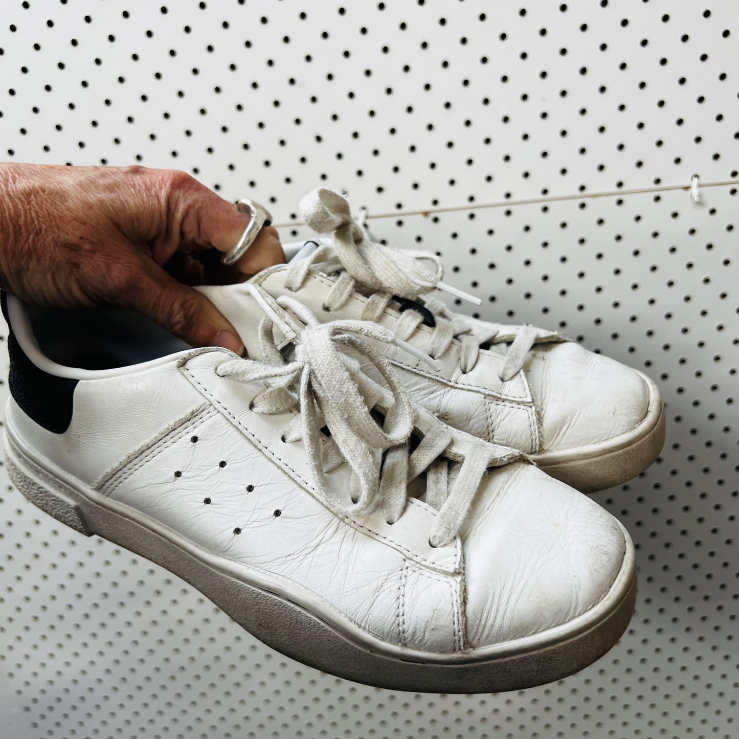 DIESEL / S clever low white leather sneakers / 39 (3850103221011373558)